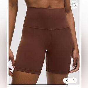 lululemon Align™ High-Rise Short 6" brown size 2